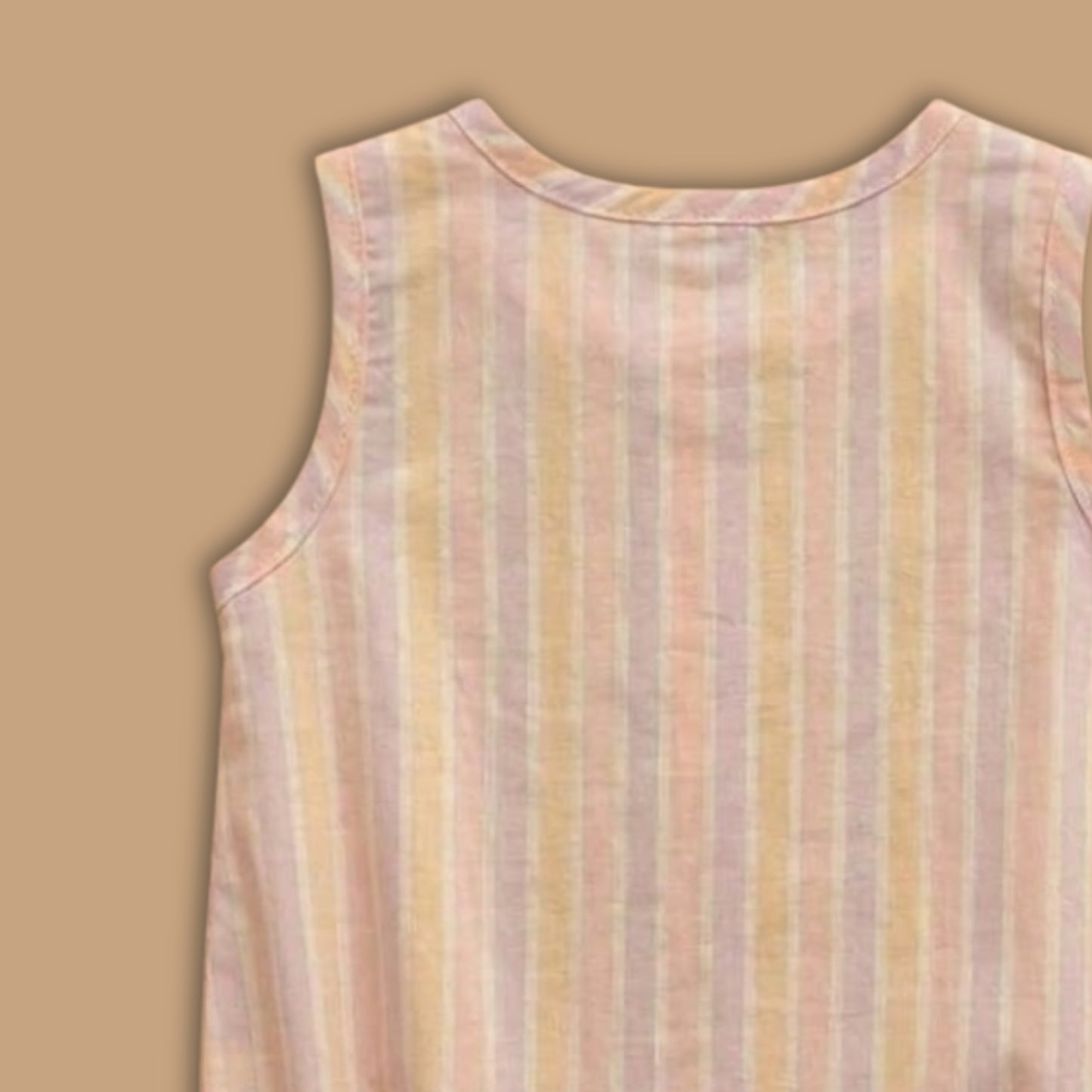 Fruity Fun Stripe Organic Bubble Romper