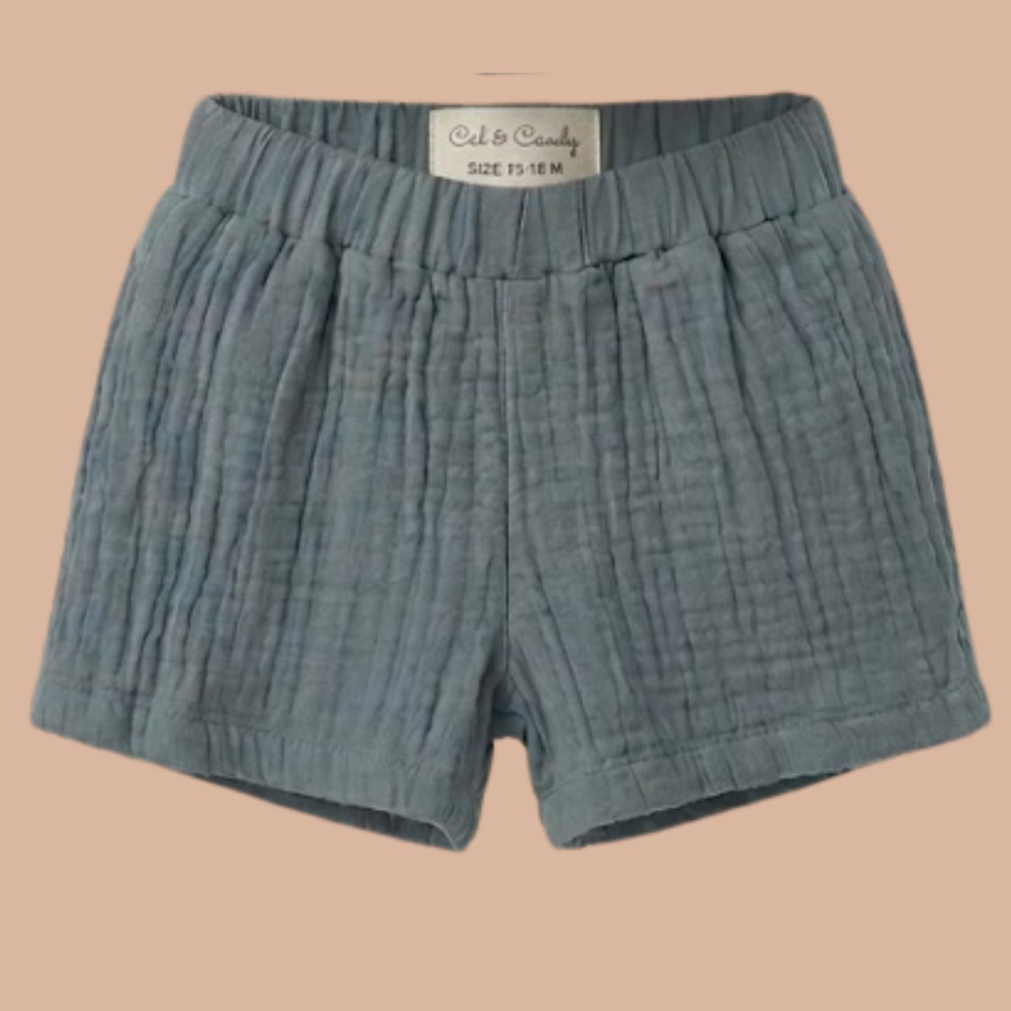 Aqua Organic Muslin Jhabla Set Oversized Shirt with shorts