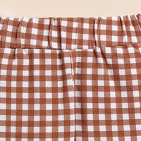 Load image into Gallery viewer, Order Ginger Gingham Organic Leggings
