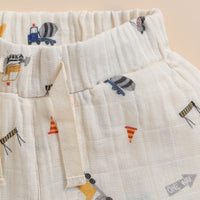 Load image into Gallery viewer, Order Construction Organic Muslin Jhabla Set for your 0-24 months baby - CotandCandyBaby
