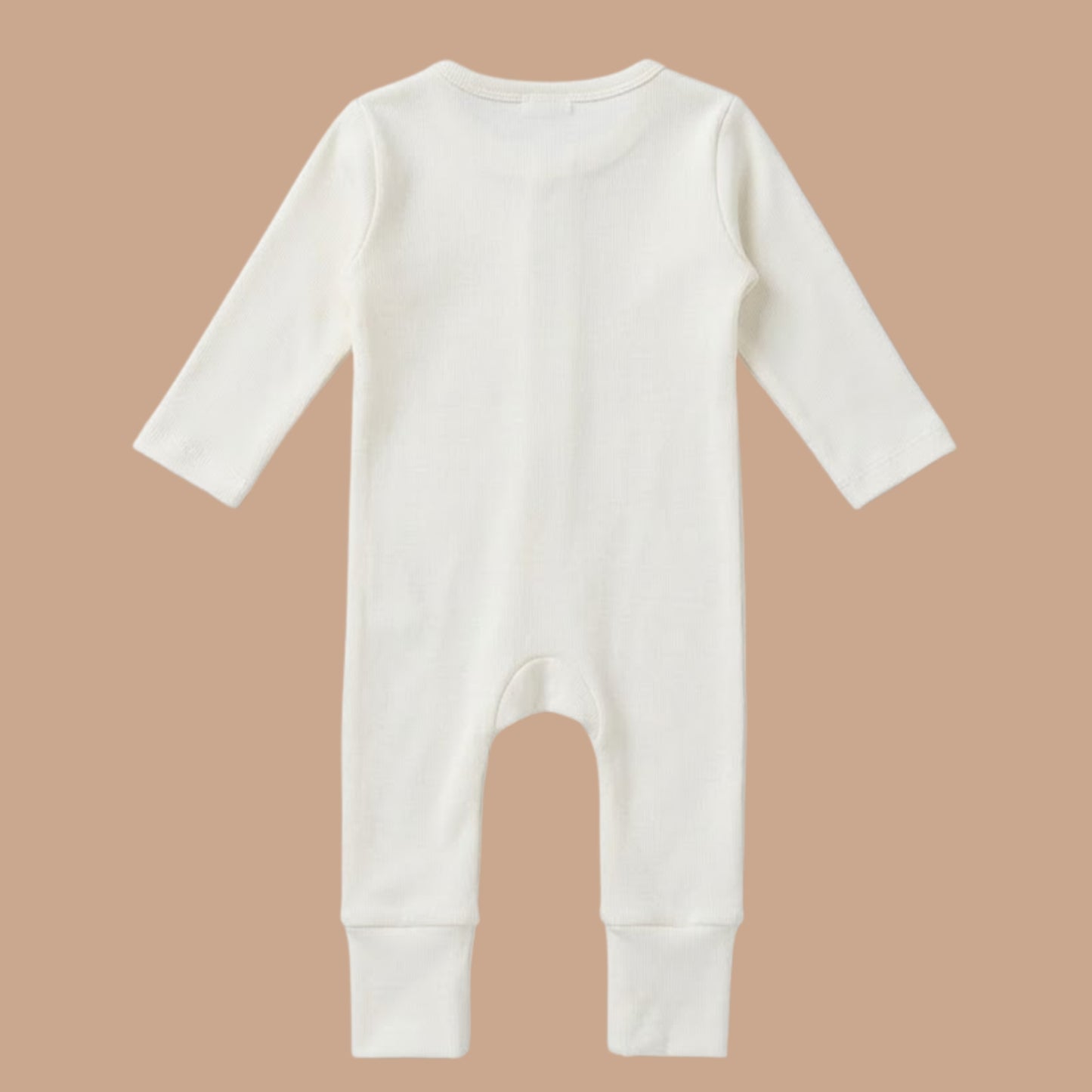 Off White Organic Zipsuit Pack Of 3