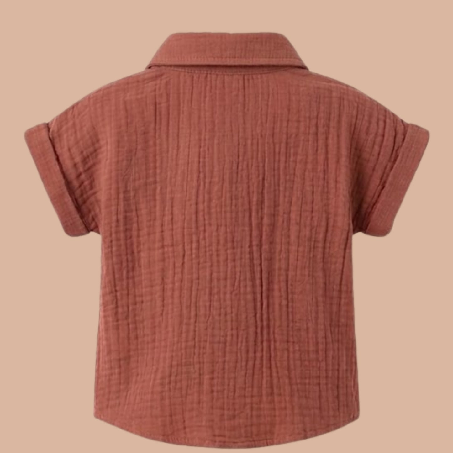 Picante Organic Muslin Jhabla Set Oversized Shirt with shorts