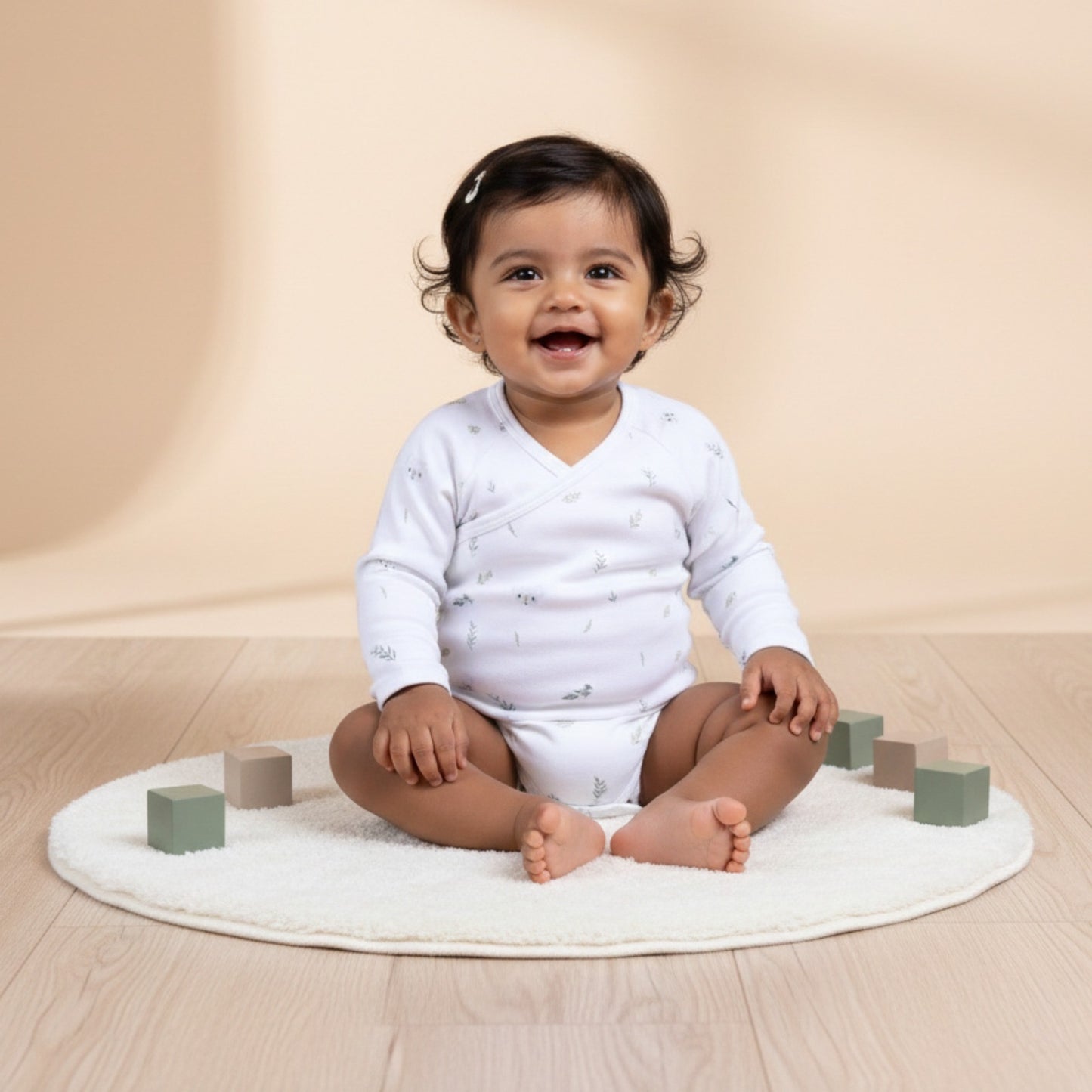 Koala Print Organic Kimono Bodysuit