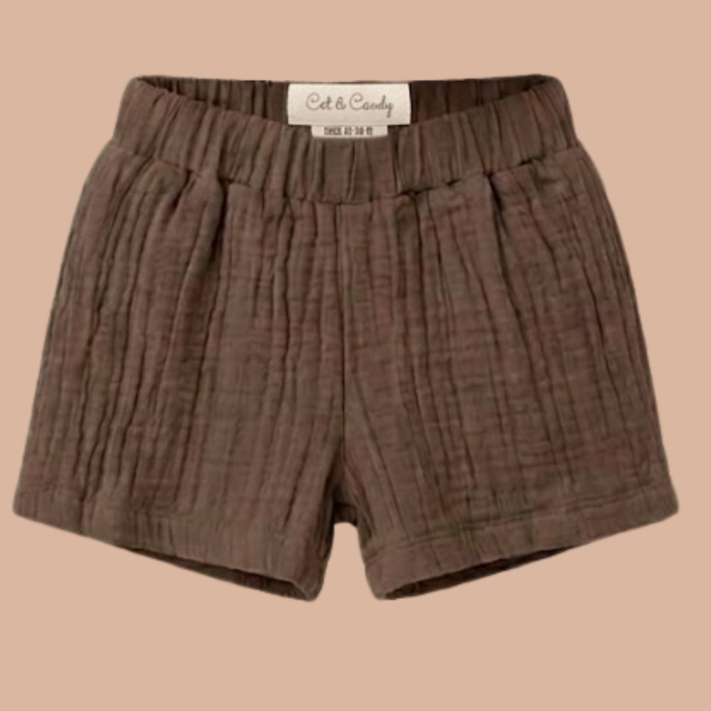 Cocoa Whisper Organic Muslin Jhabla Set Oversized Shirt with shorts
