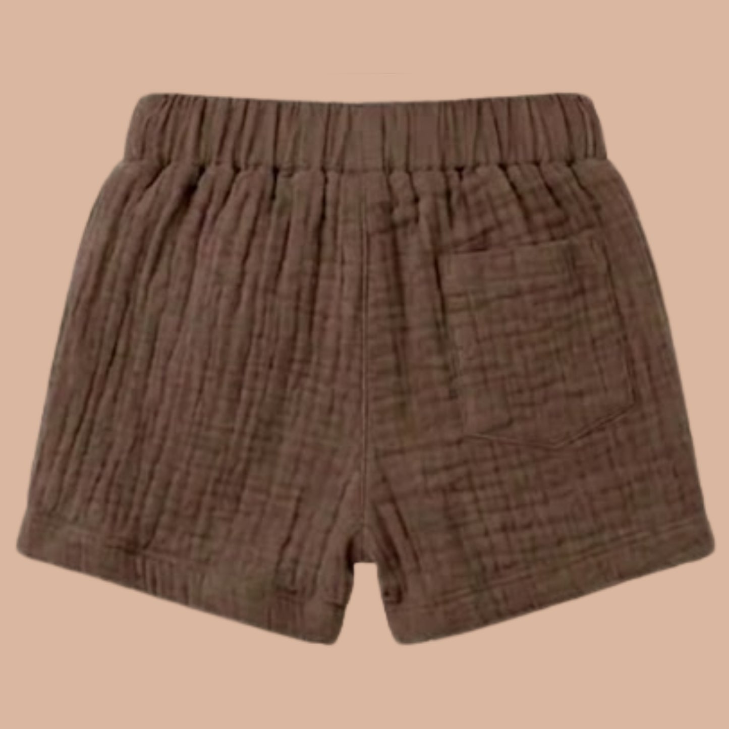 Cocoa Whisper Organic Muslin Jhabla Set Oversized Shirt with shorts