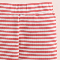 Load image into Gallery viewer, Berry Stripe Organic Leggings for 6-12 months baby
