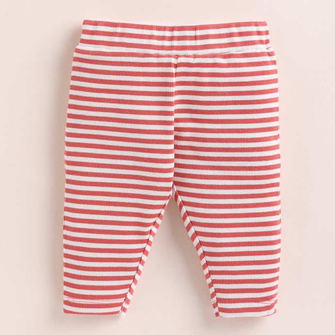 Berry Stripe Organic Leggings