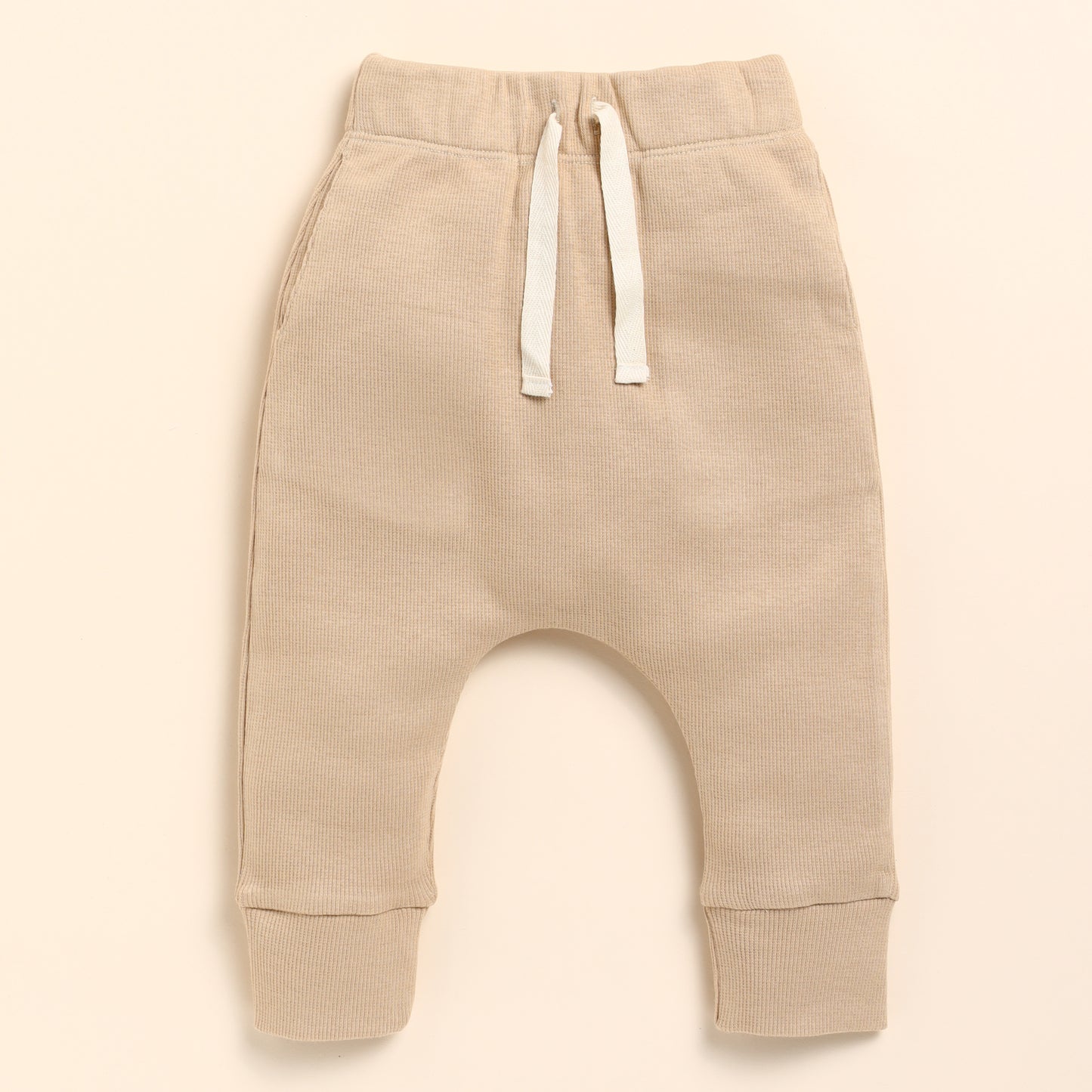 Little Roar Organic Sweatshirt With Latte Drawstring Pant