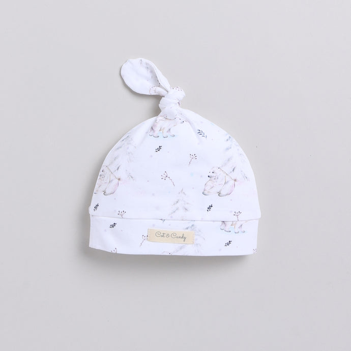 Shop Constellation Bear Organic Beanie for your 0-6 months baby - CotandCandyBaby