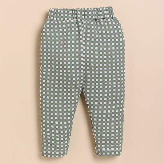 Mineral Gingham Organic Leggings