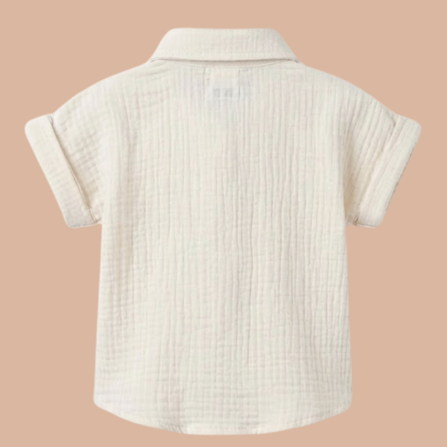 Milk Organic Muslin Jhabla Set Oversized Shirt with shorts