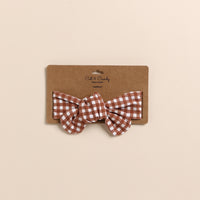 Load image into Gallery viewer, Ginger Gingham Organic Head Band
