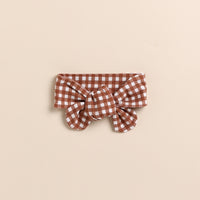 Load image into Gallery viewer, Ginger Gingham Organic Head Band
