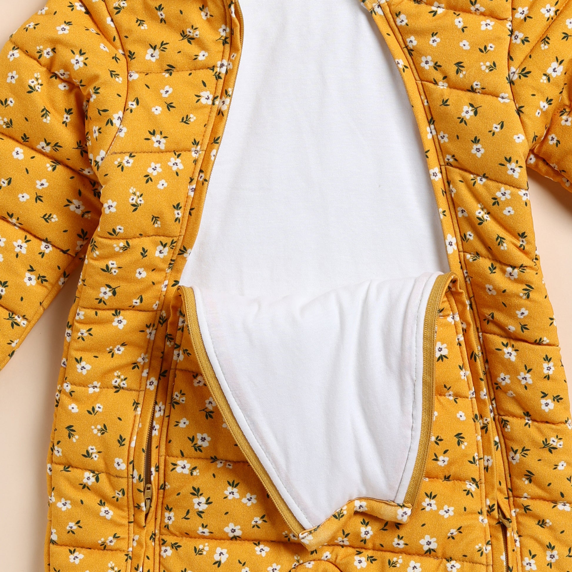 Buy Vintage Floral Quilted Sleepsuit for toddlers baby boys and girls