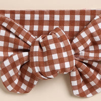 Load image into Gallery viewer, Ginger Gingham Organic Head Band
