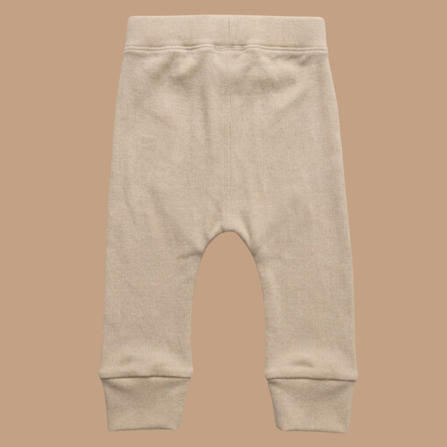 Almond Peach Organic Drawstring Leggings