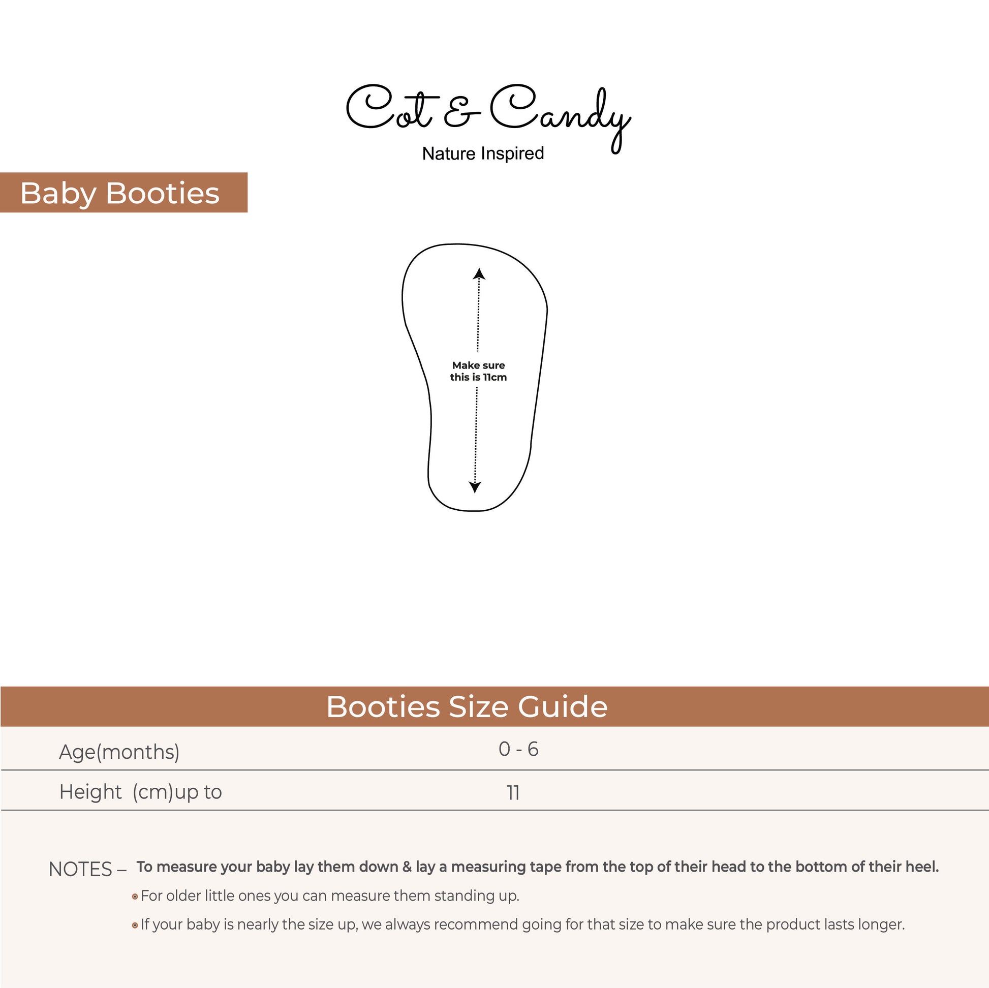 Milk Organic Baby Booties for 0-6 months