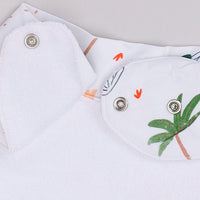 Load image into Gallery viewer, dora the giraffe collection organic baby cotton dribble bibs
