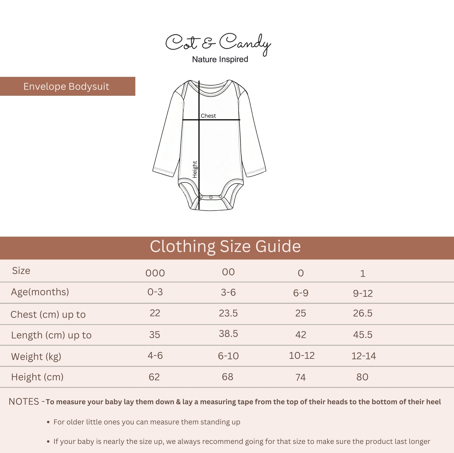 Little Roar Organic Long Sleeve Envelope Bodysuit With Latte Drawstring Pant