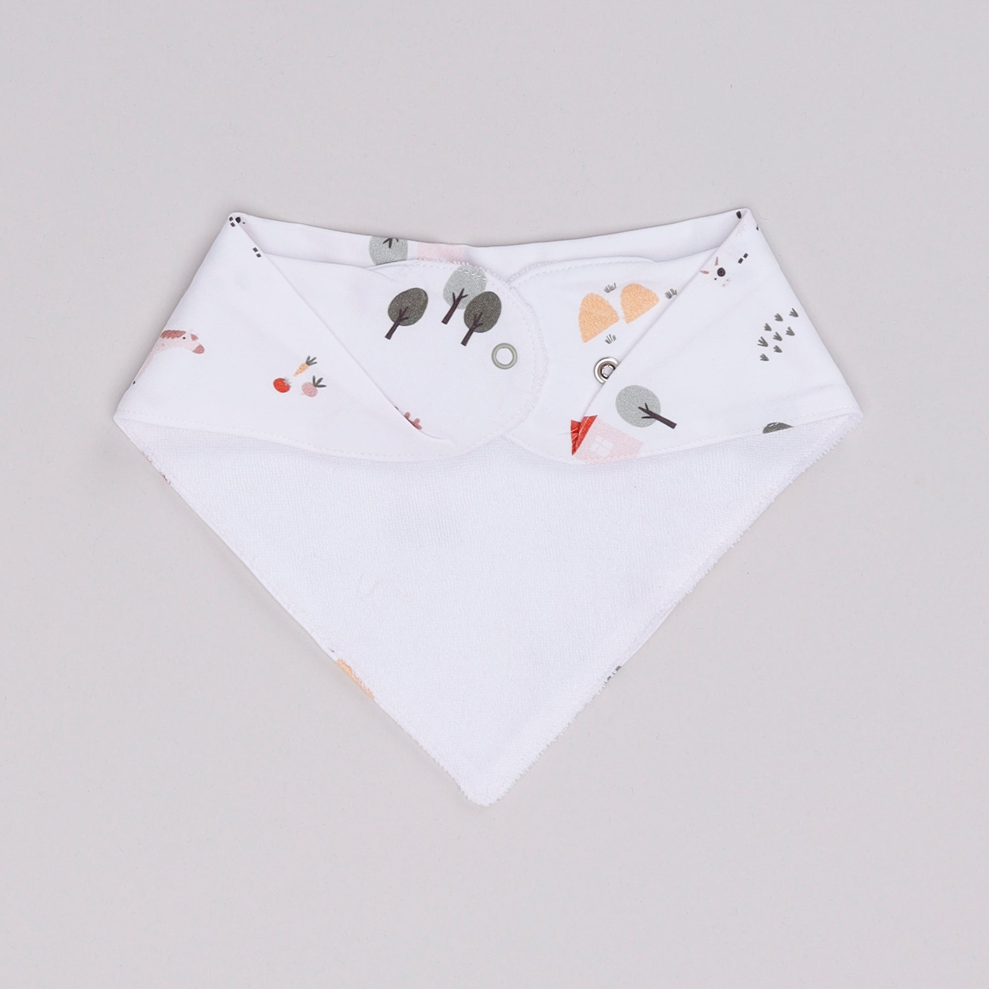 Farm Animal collection Organic Dribble Bib for newborn baby