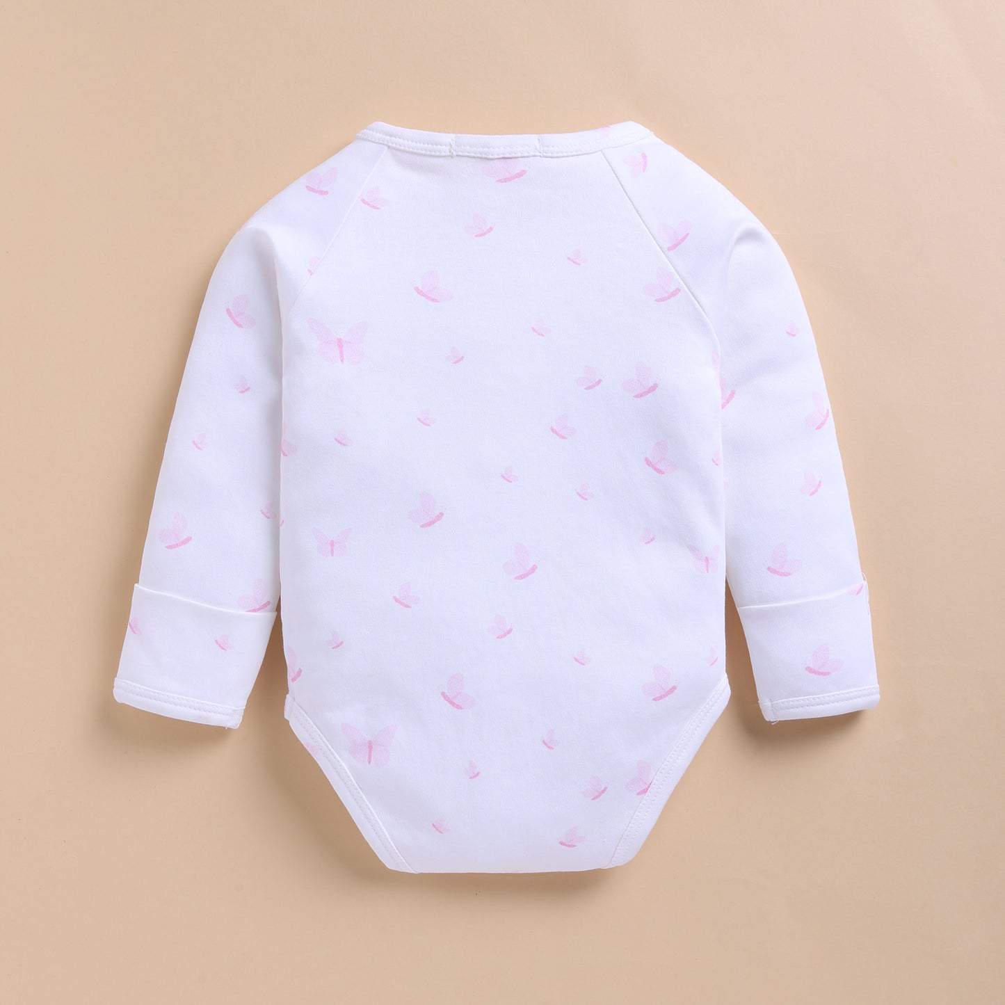 Butterfly Print Organic Kimono Bodysuit