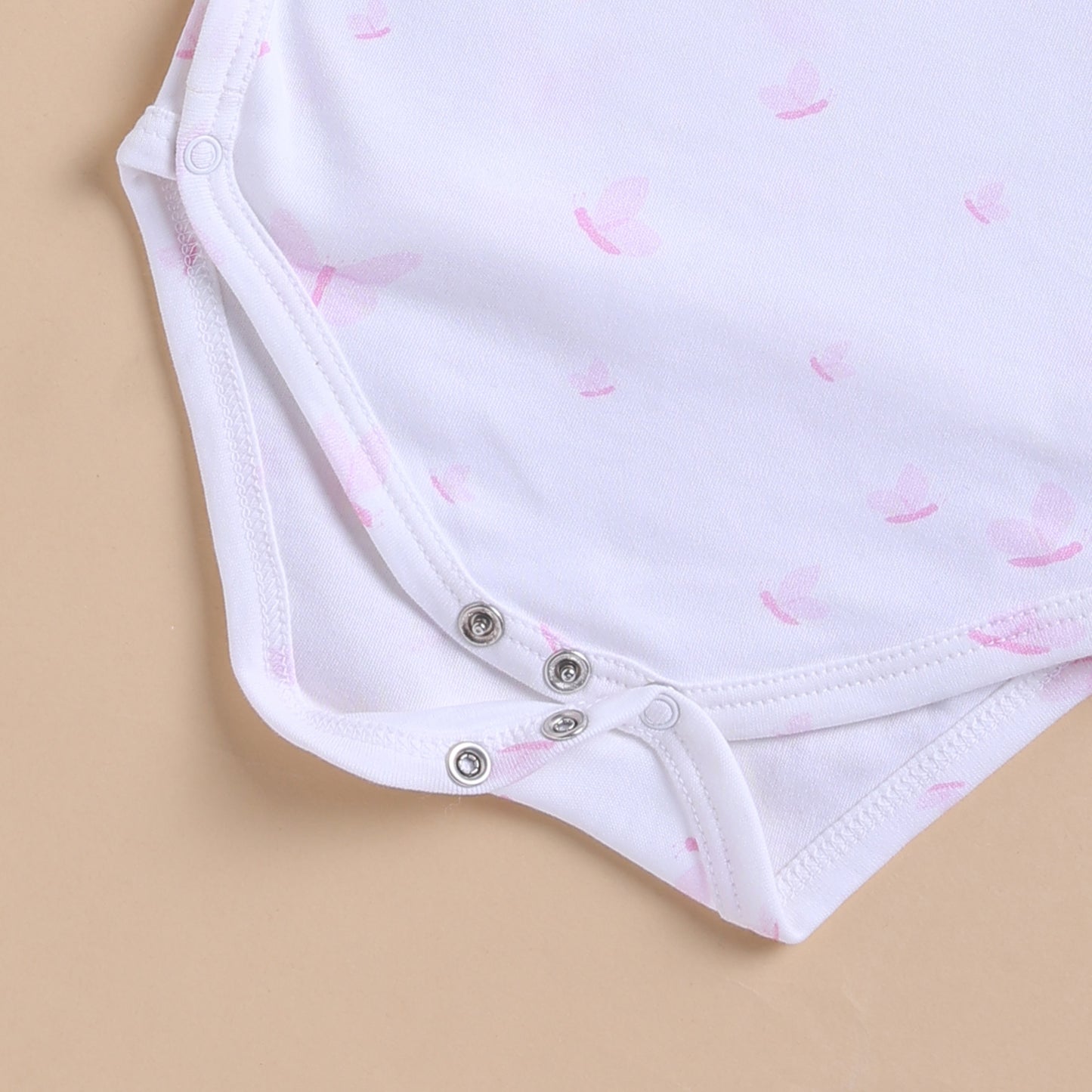 Butterfly Print Organic Kimono Bodysuit