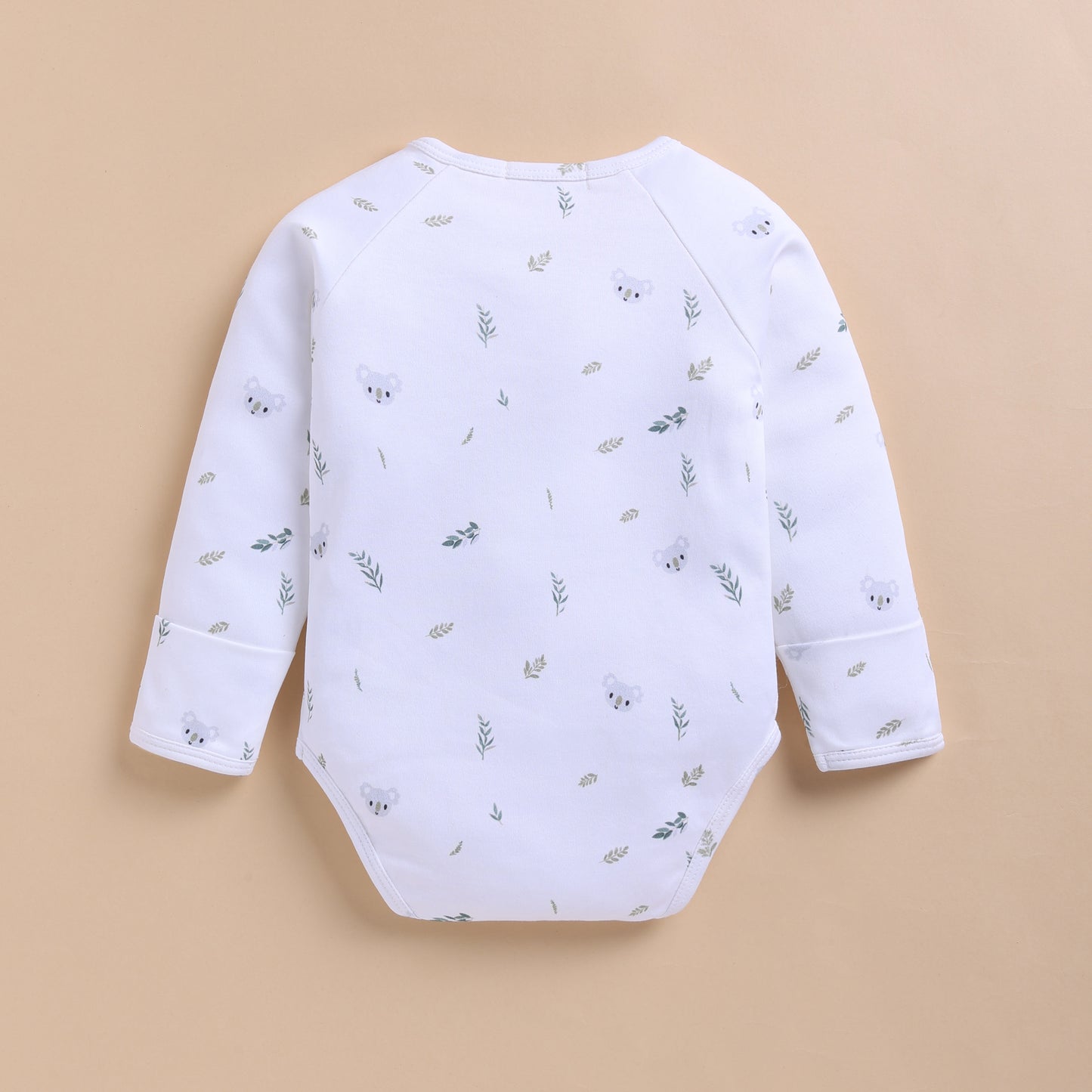 Koala + Sail Away Print Organic Kimono Bodysuit - Pack Of 2