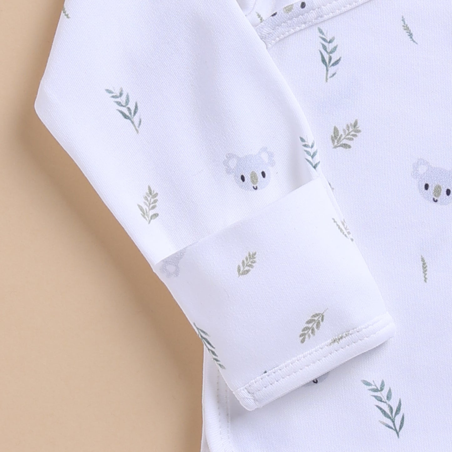 Koala + Sail Away Print Organic Kimono Bodysuit - Pack Of 2