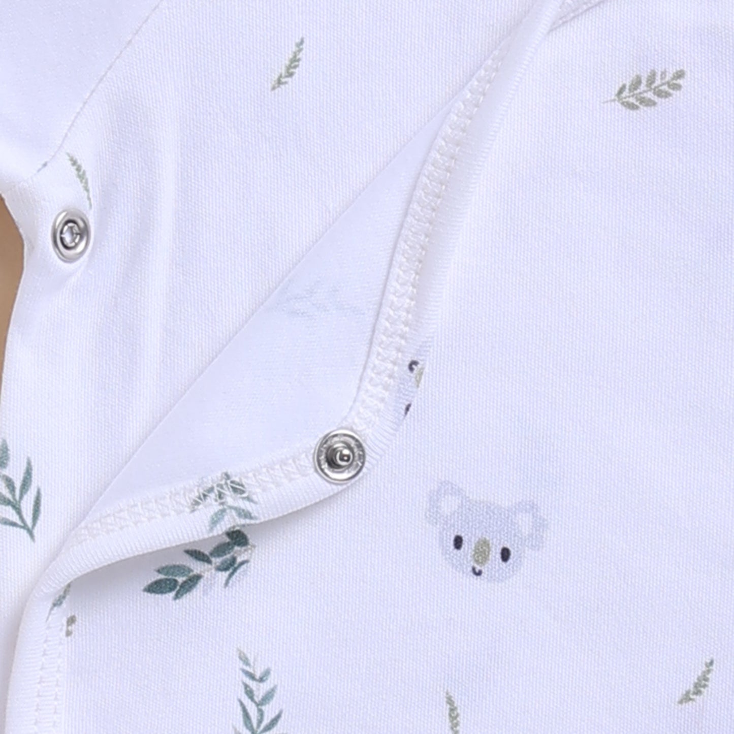 Koala Print Organic Kimono Bodysuit