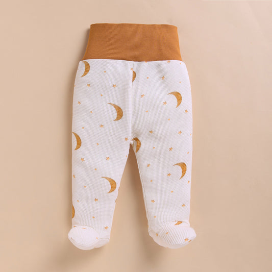 Tiny Twinkle Organic Rolled Top Footed Pant