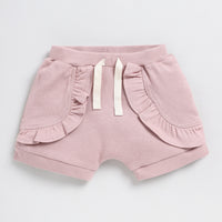 Load image into Gallery viewer, Blush Pink Organic Drawstring Shorts
