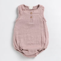 Load image into Gallery viewer, Muslin Bodysuit - Blush Pink
