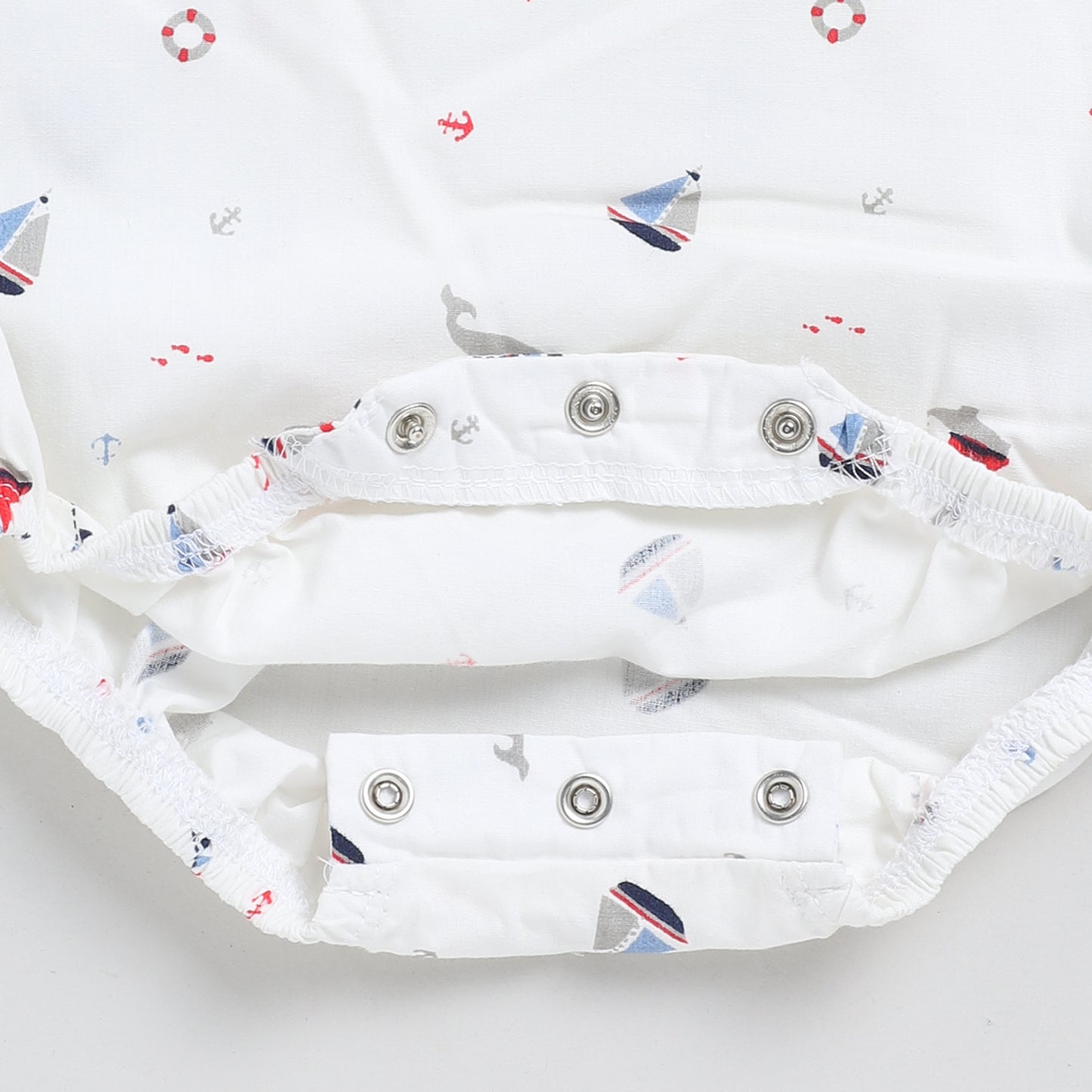 Nautical Organic Bubble Romper