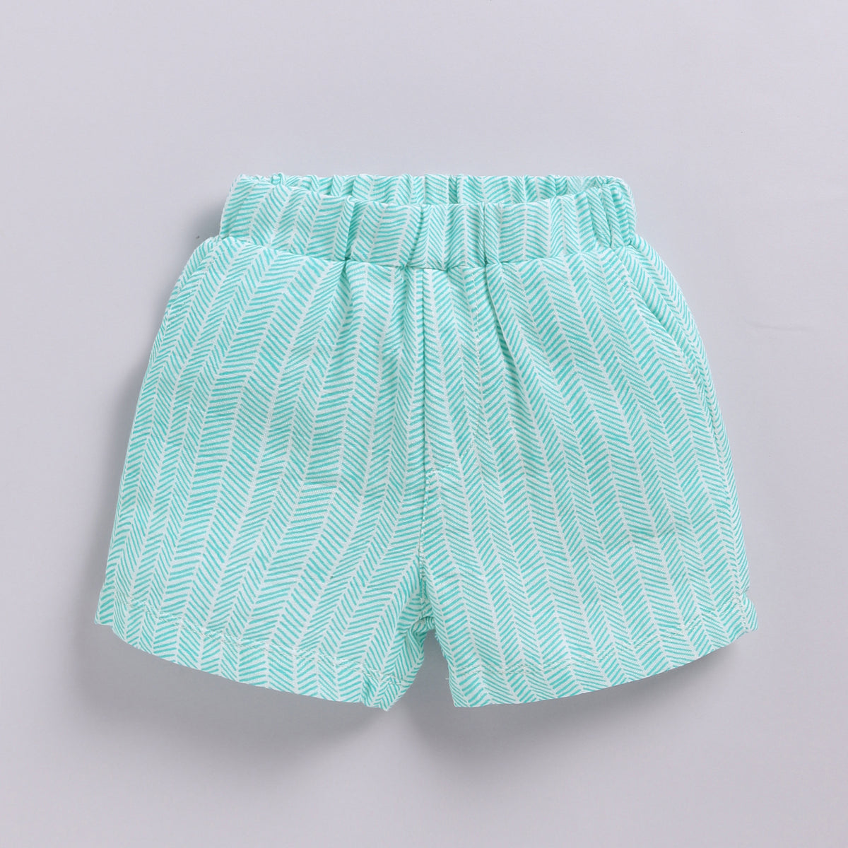 Green Check print Organic Muslin Jabla Set