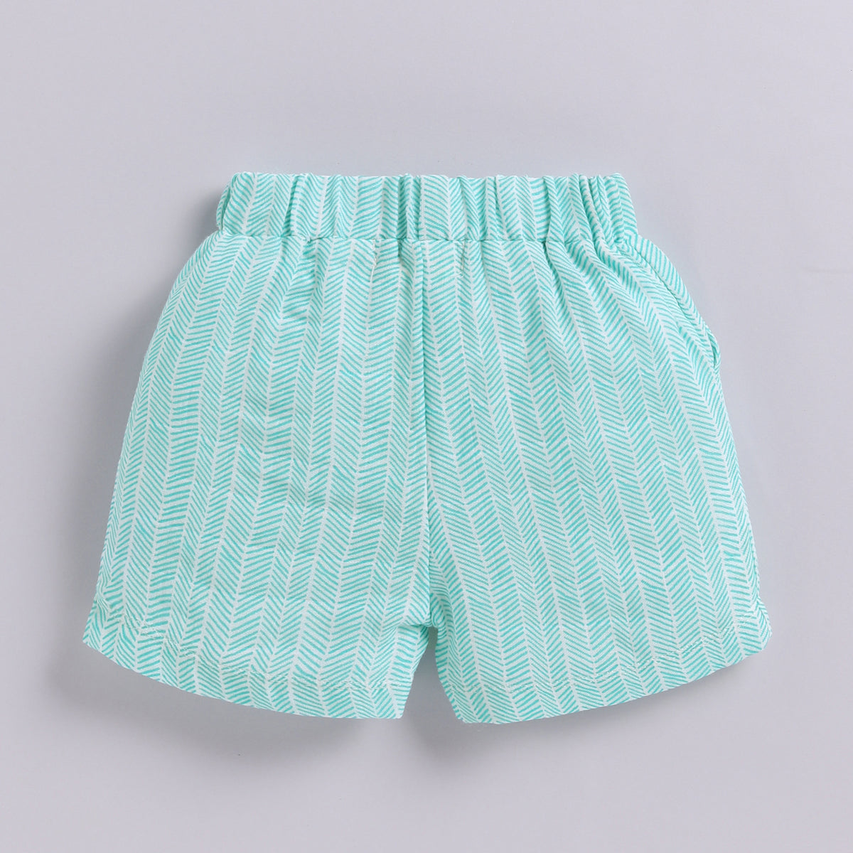 Green Check print Organic Muslin Jabla Set