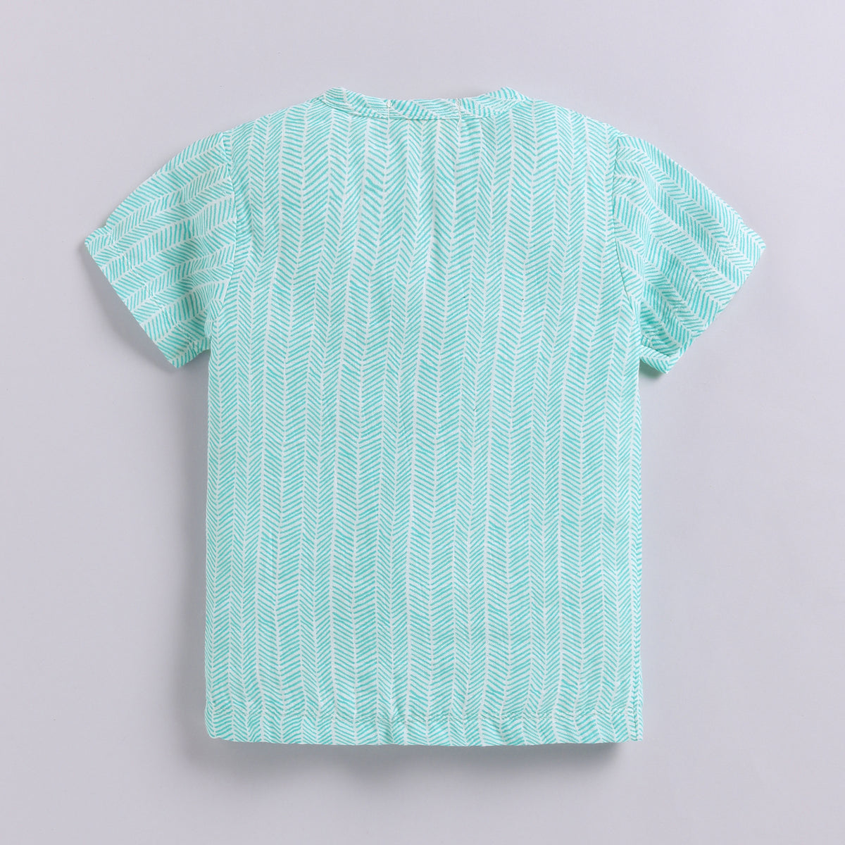 Green Check print Organic Muslin Jabla Set