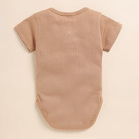 Load image into Gallery viewer, Short Sleeve Bodysuit - Camel
