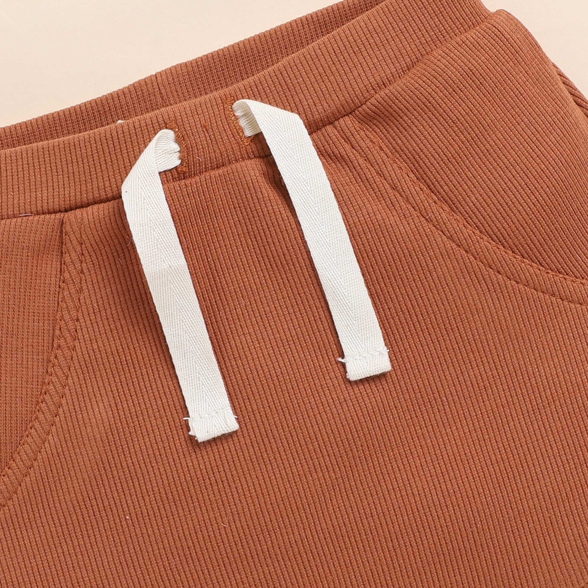 Ginger Organic Drawstring muslin Shorts
