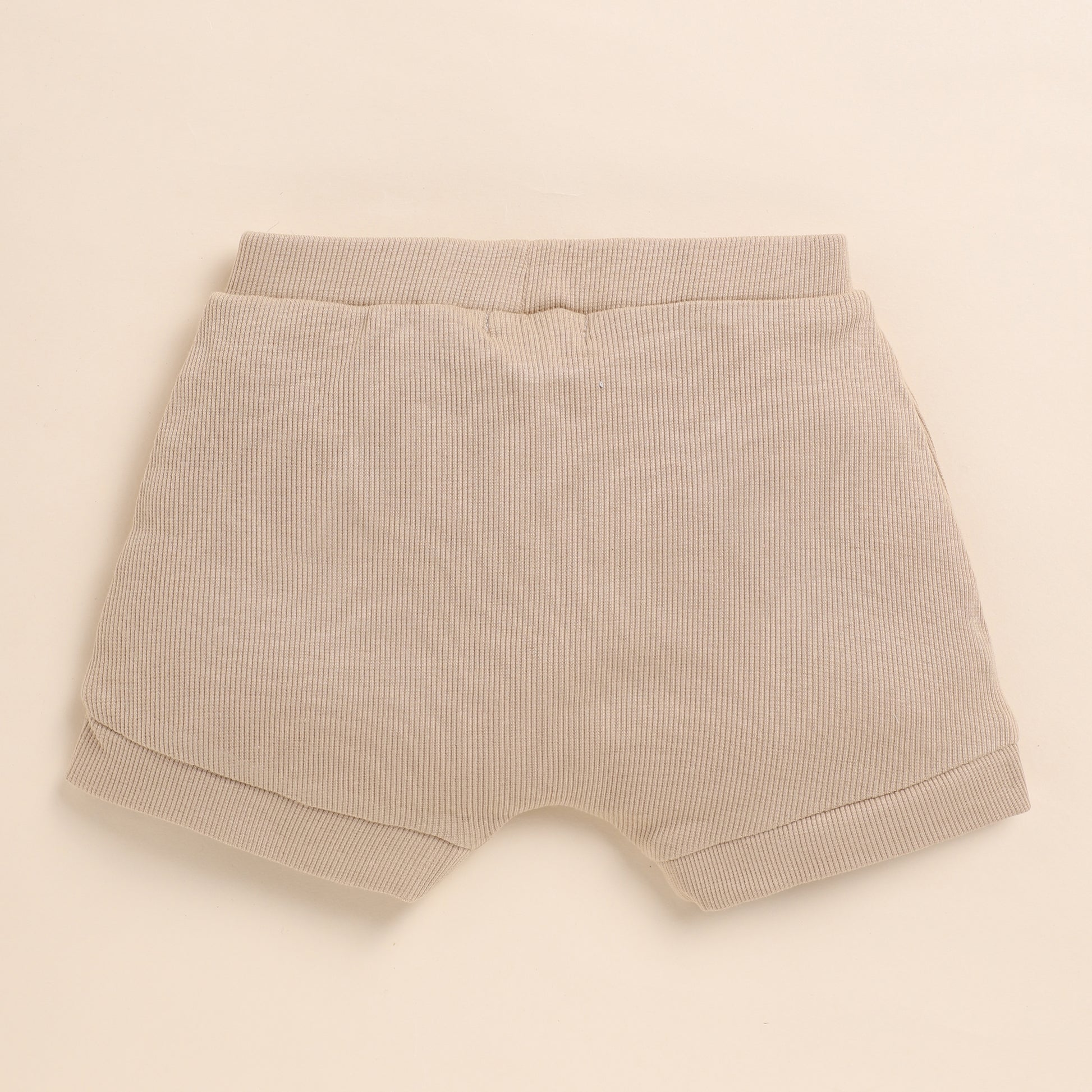 Latte Organic Drawstring muslin Shorts 0-3 months baby