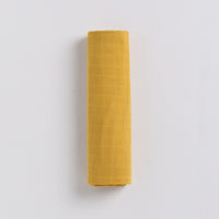 Load image into Gallery viewer, Mustard Organic Muslin Swaddle
