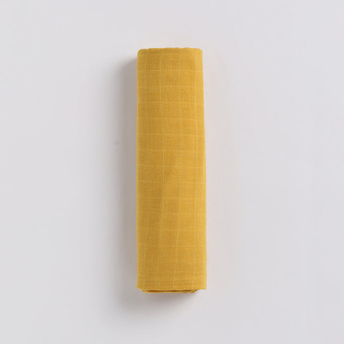 Mustard Organic Muslin Swaddle