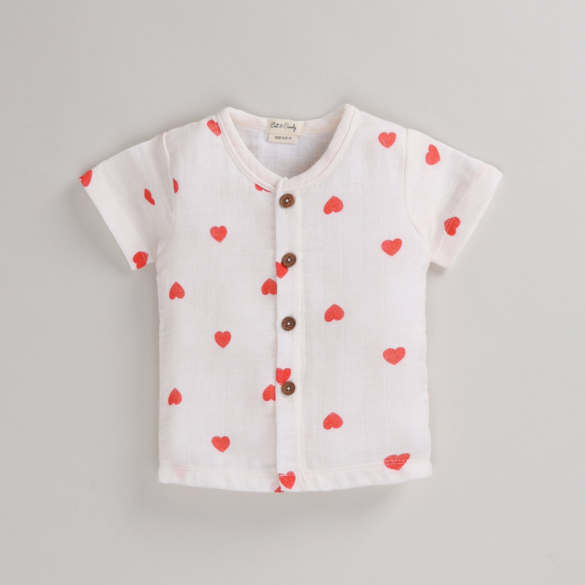 Tiny Love Collection Organic Muslin Half Sleeve T-Shirt for babies
