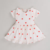 Load image into Gallery viewer, tiny love collection newborn baby short sleeves frill dresses 0-3 months
