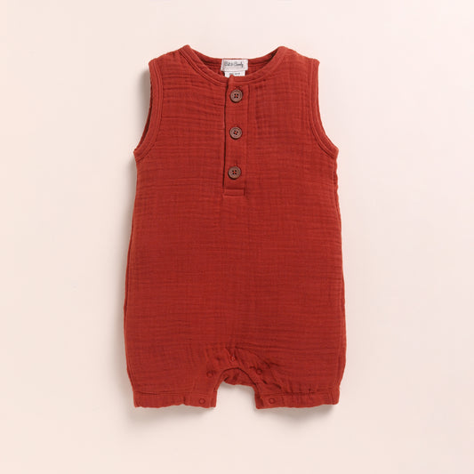Picante Organic Muslin Half Romper
