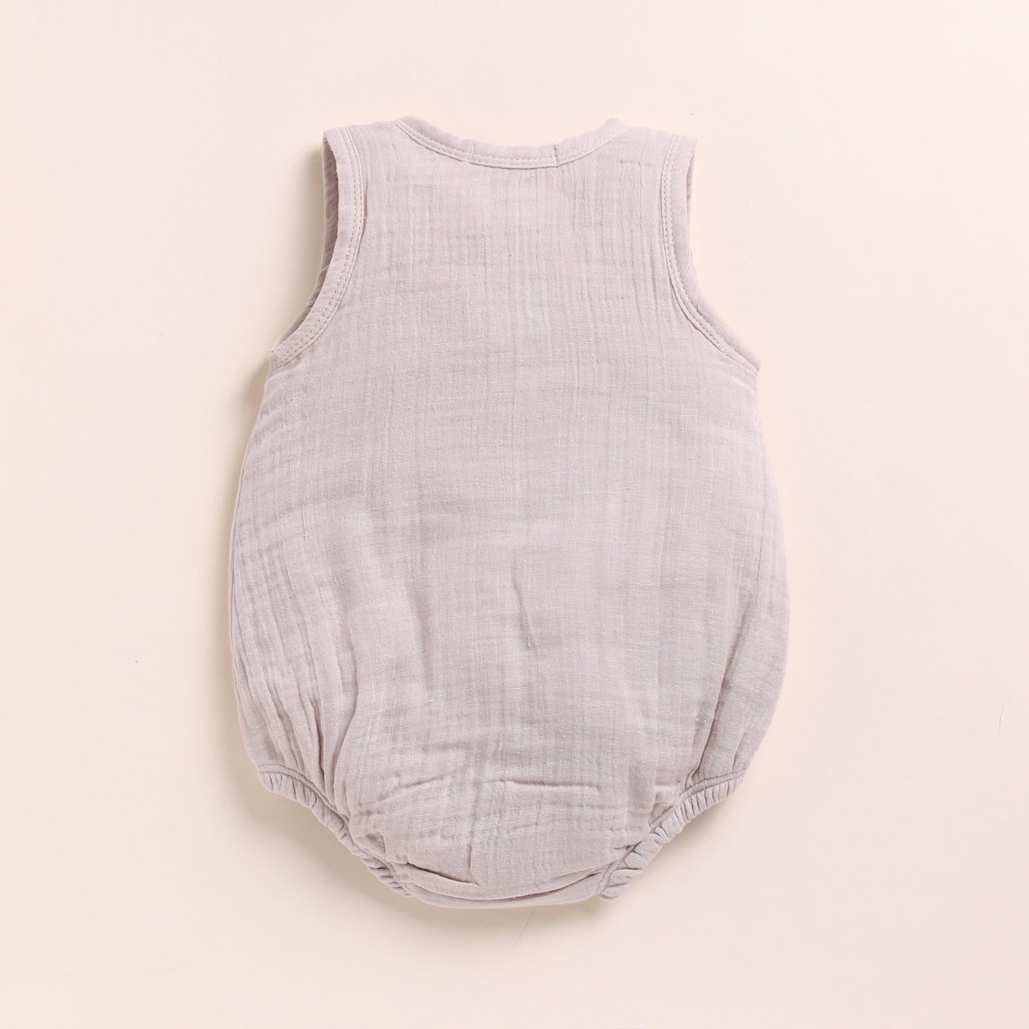 Oatmeal + Picante Organic Muslin Bubble Romper