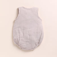 Load image into Gallery viewer, Oatmeal + Picante Organic Muslin Bubble Romper
