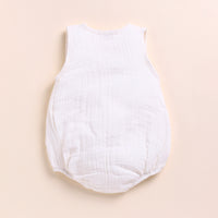 Load image into Gallery viewer, White + Picante Organic Muslin Bubble Romper
