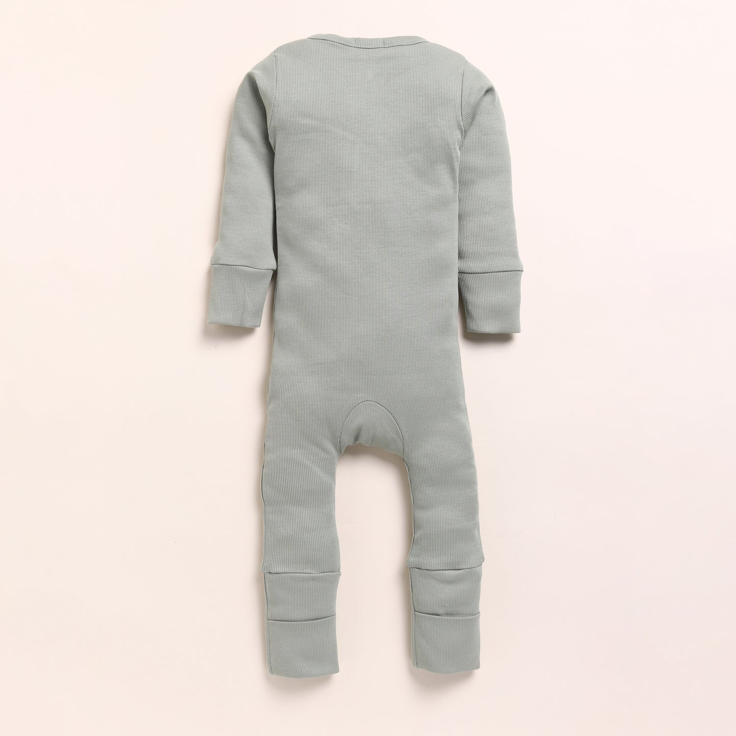 Sage + Mineral Gingham Organic Zipsuits Pack Of 2