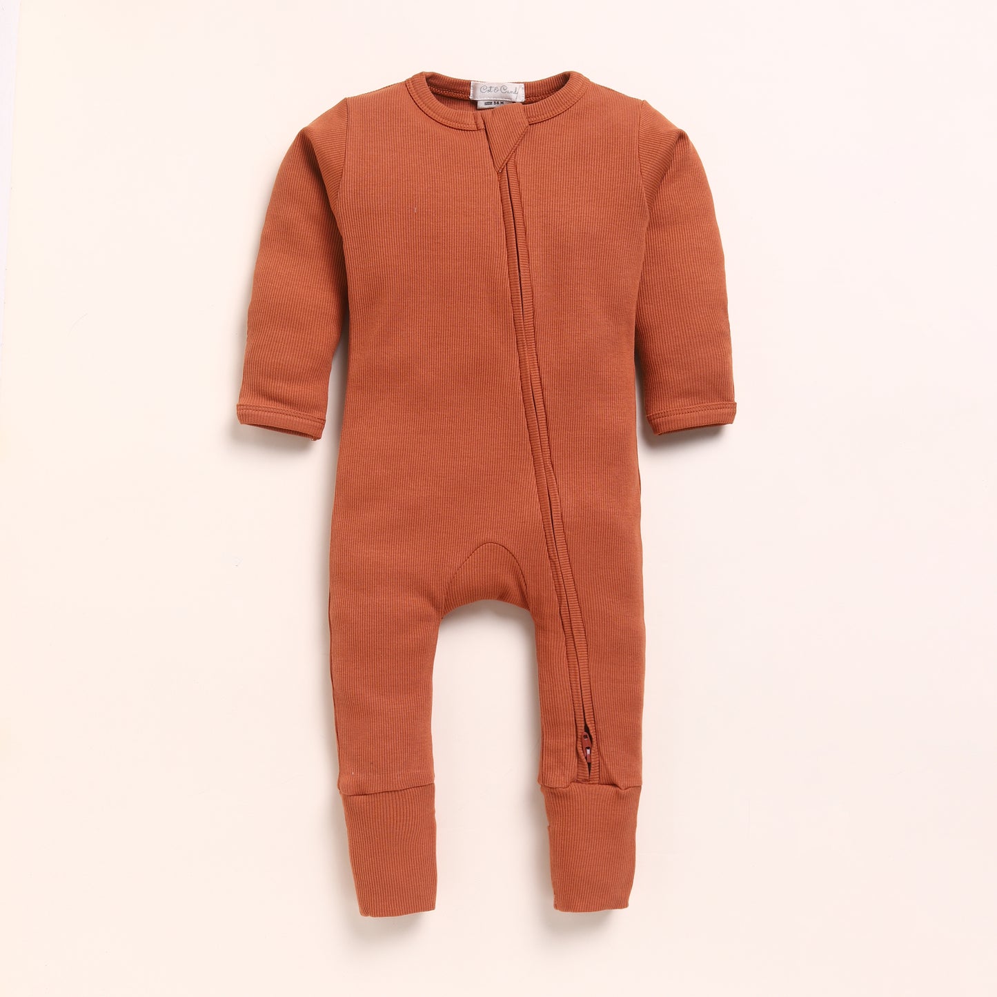 Ginger + Ginger Gingham Organic Zipsuits Pack Of 2