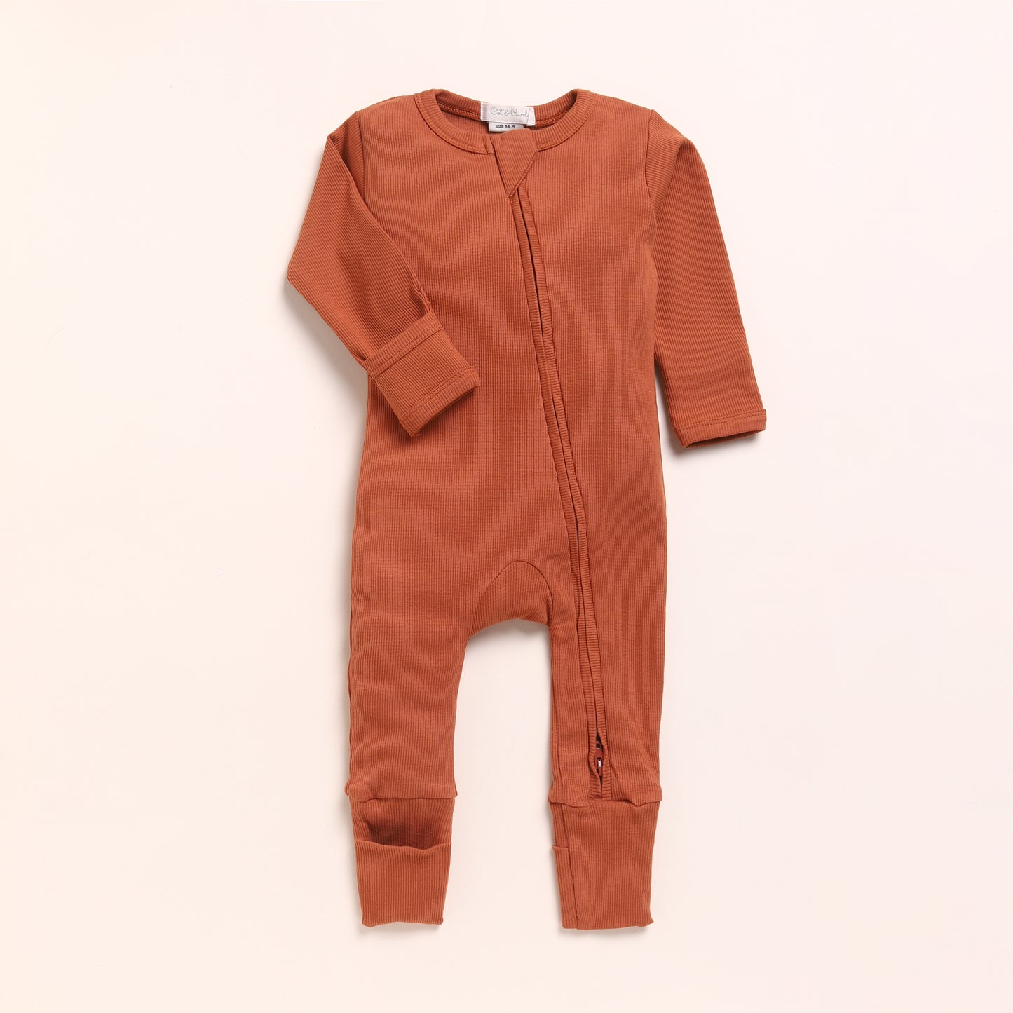 Ginger + Ginger Gingham Organic Zipsuits Pack Of 2